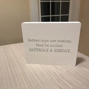 Home decor sign